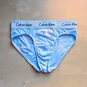 Blue and White Tye Dye Calvin Klein Cotton Stretch Men's Briefs